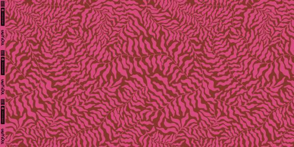 Viskose Dancing Algae Terrakotta/Pink von Swafing by Thorsten Berger